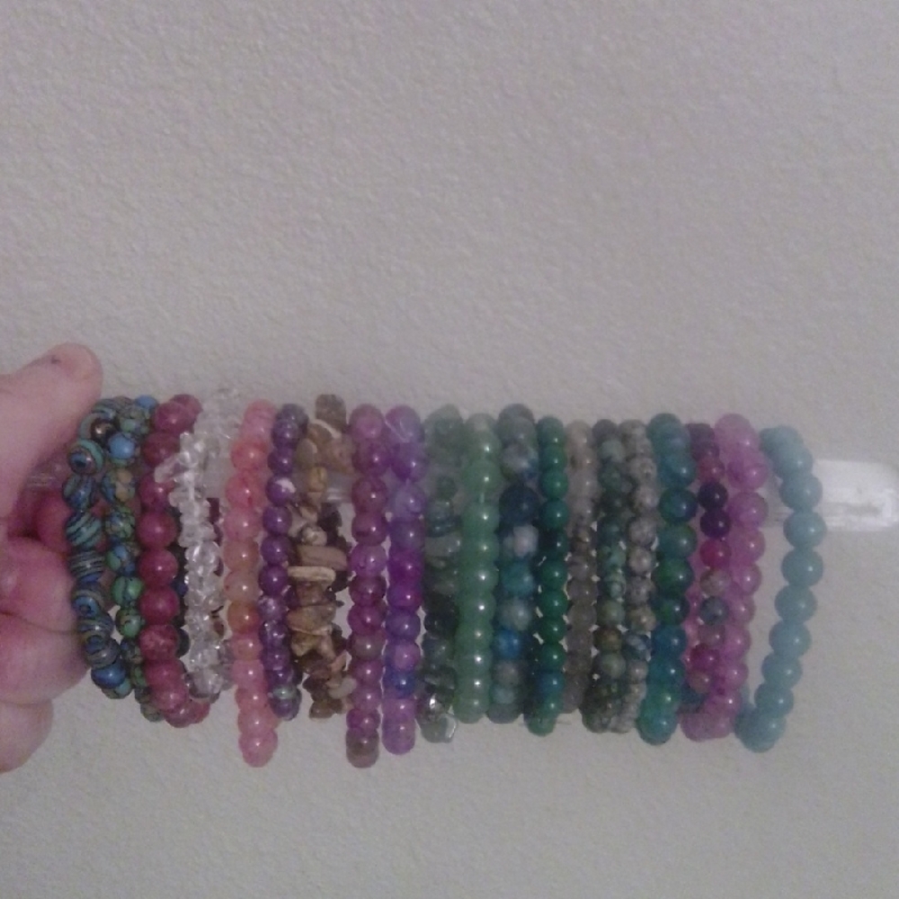 Vibrant Multicolor Beaded Bracelet Collection